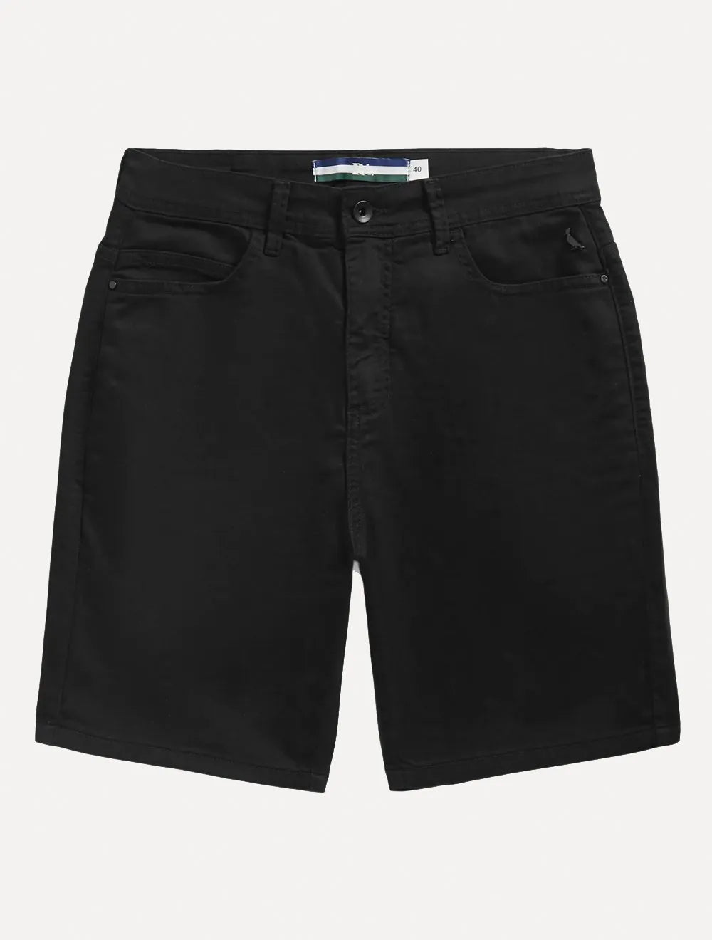 Bermuda Reserva Masculina Sarja Color Preta