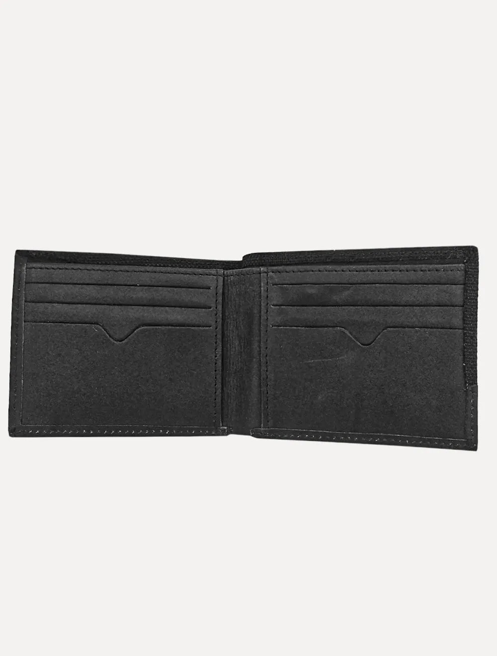 Carteira Sergio K Masculina Dupla Nylon Texture Preta