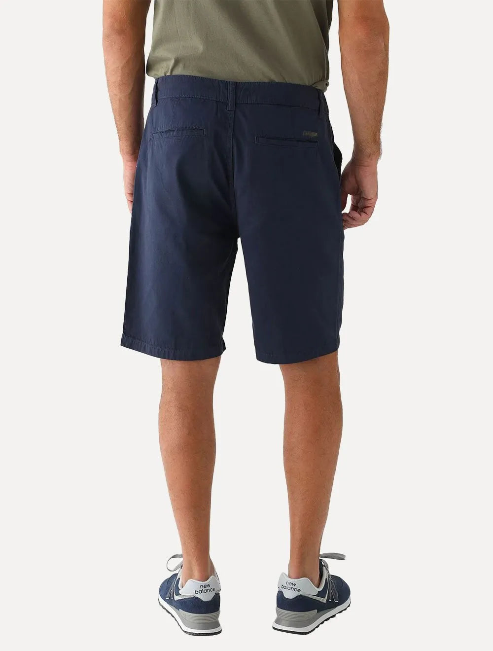 Bermuda Aramis Masculina Chino Color Essential Azul Marinho