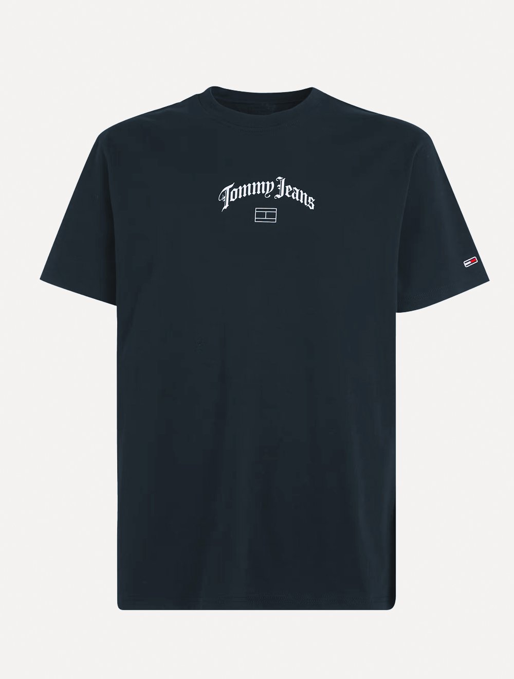 Camiseta Tommy Jeans Masculina Regular Grunge Arch Azul Marinho