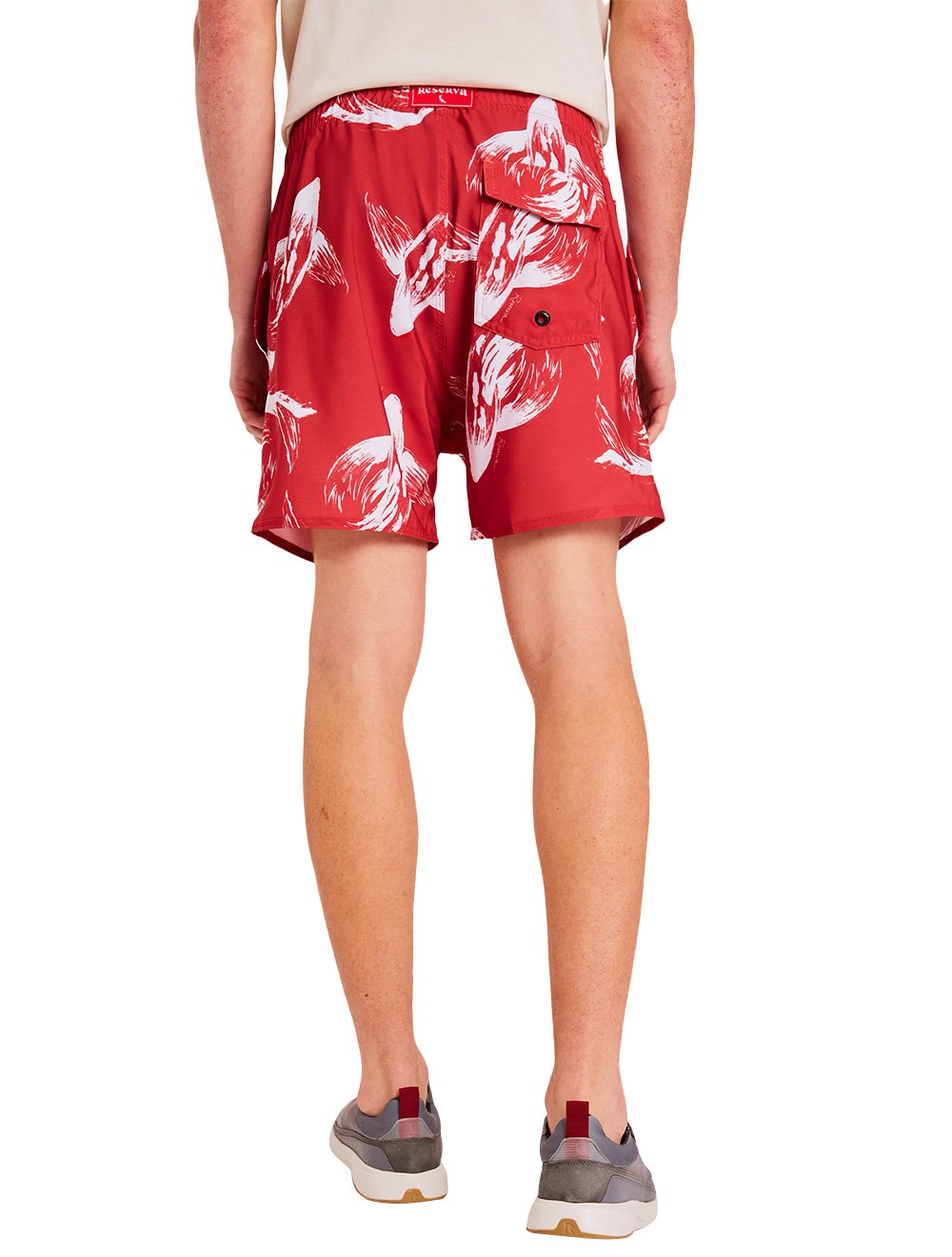 Short Reserva D'Água Beachwear Kois Vermelho