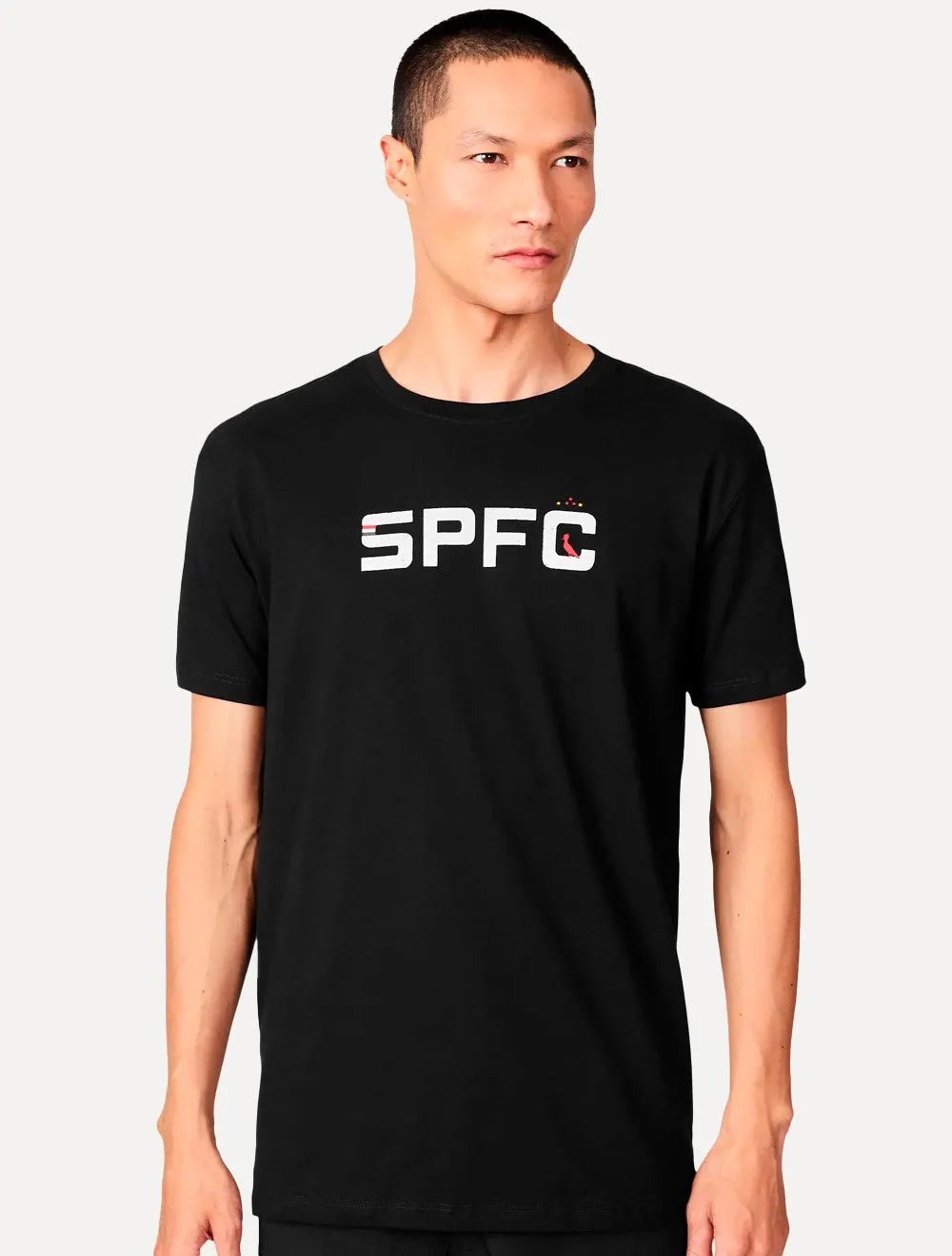 Camiseta Reserva Masculina SPFC Bust Name Preta