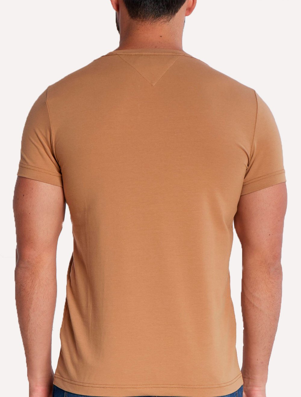 Camiseta Tommy Hilfiger Masculina Essential Cotton Cáqui