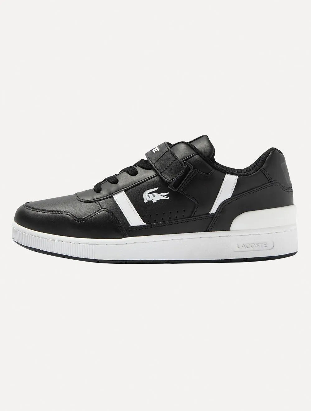 Tênis Lacoste Masculino Couro T-Clip VLC Preto