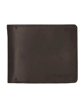 Carteira Calvin Klein Couro Horizontal Logo Floater Marrom Café