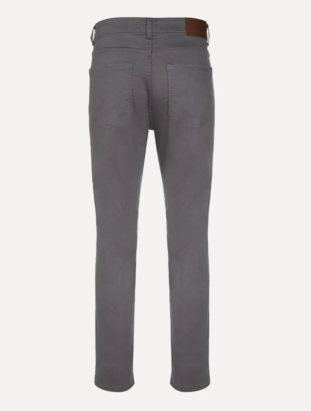 Calça Dudalina Jeans Masculina Slim Acetinada Cinza Médio