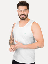 Regata Calvin Klein Jeans Masculina Chest CK Logo Branco