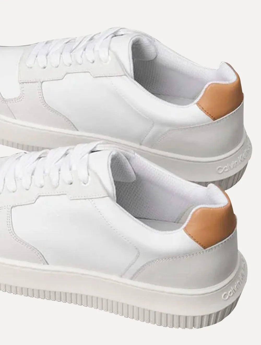 Tênis Calvin Klein Jeans Masculino Baixo Chunky Layers Branco