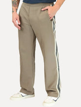 Calça Moletom Empório Armani Masculina Lã Barra Fechada Caqui Escuro