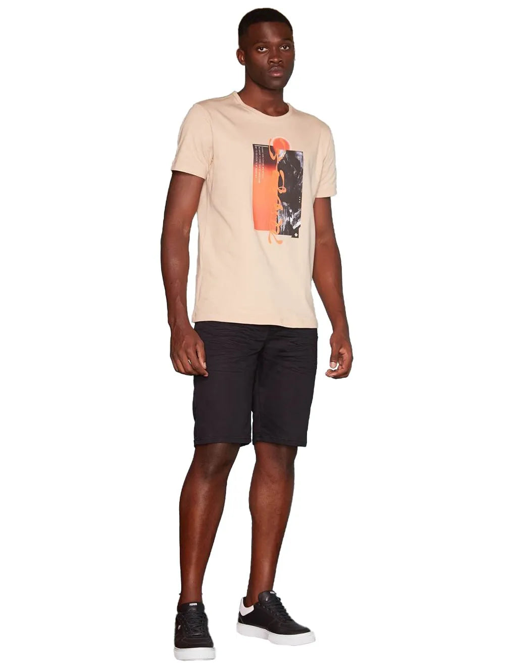 Bermuda Forum Jeans Masculina Active Slim Paul Preta