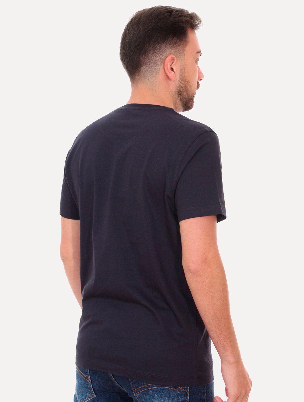 Kit Camisetas Lacoste | Pima Cotton e Aramis Basic Preta/Branca/Azul Marinho