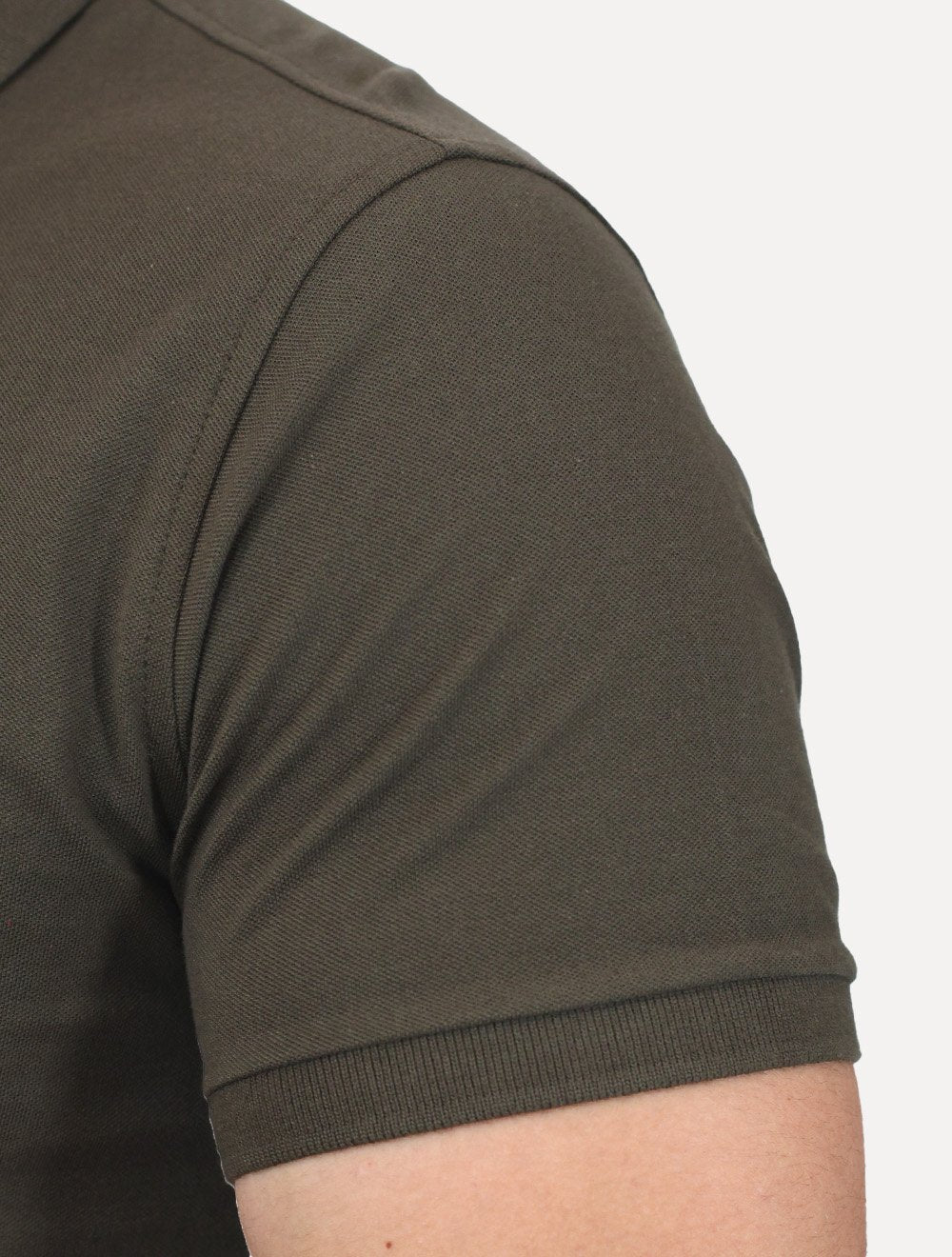Polo Dudalina Piquet Essentials Cotton Basica Marrom Escuro