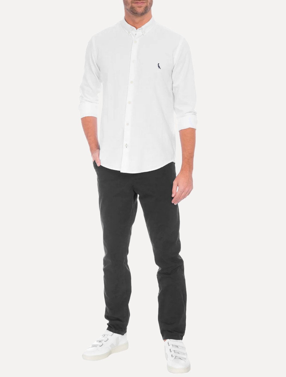 Camisa Reserva Masculina Oxford Sport Color Branca