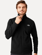 Blusa The North Face Masculina Fleece TKA 100 Glacier Full Zip Preta