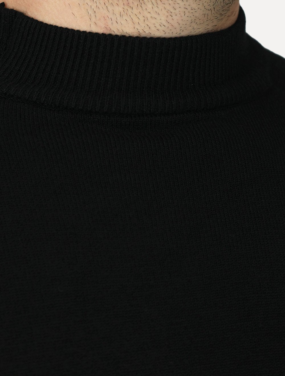 Suéter Dixen Masculino Tricot Basic Crewneck Preto