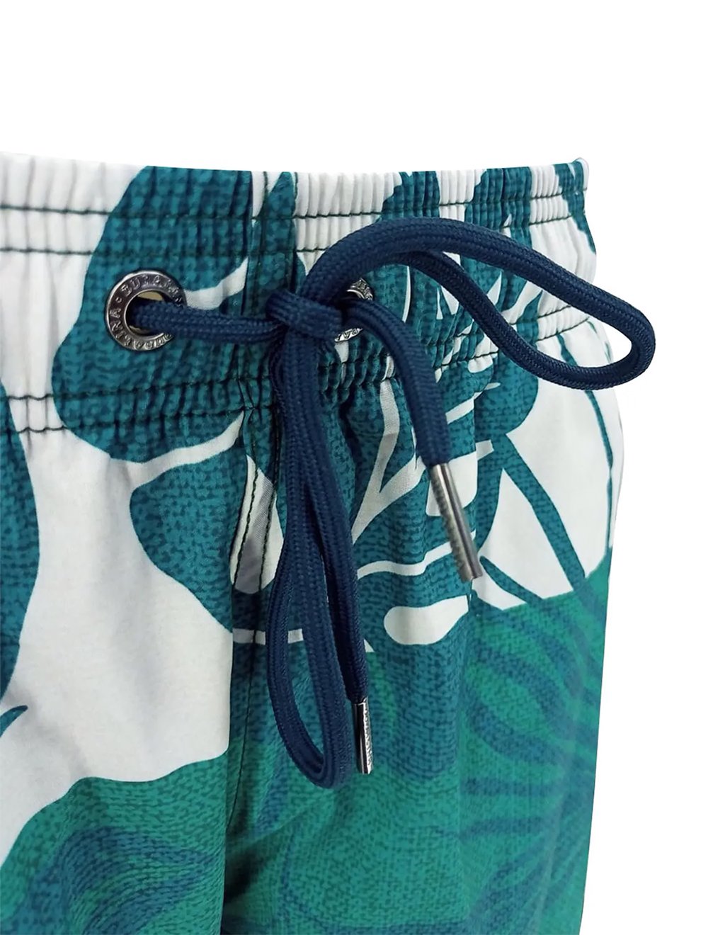 Short Dudalina Masculino D'Água Floral Verde Escuro