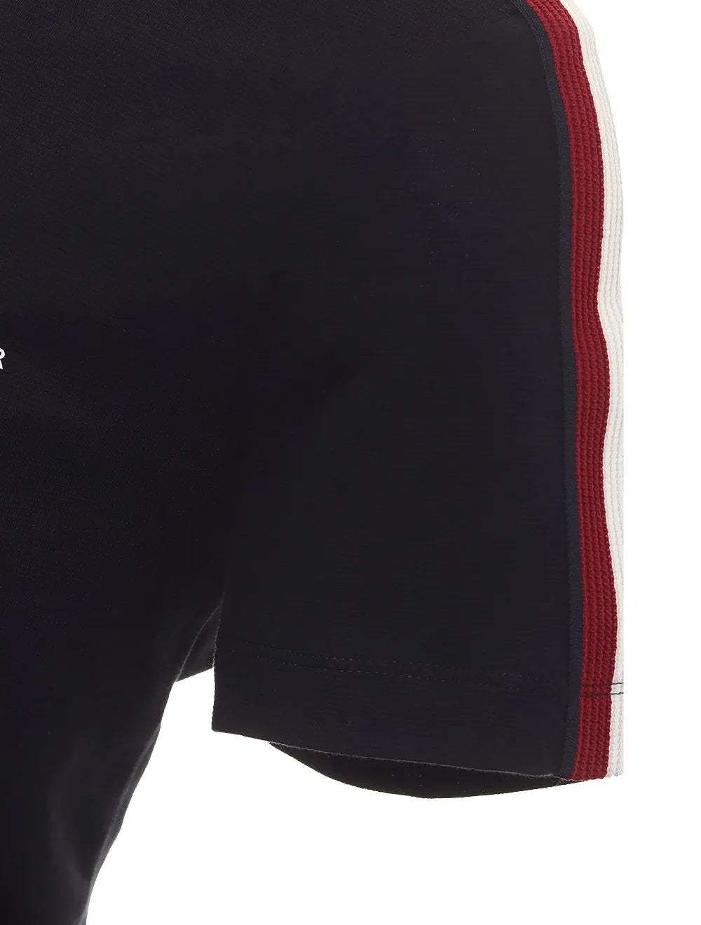 Polo Tommy Hilfiger Masculina Regular Global Stripe Shoulder Azul Marinho