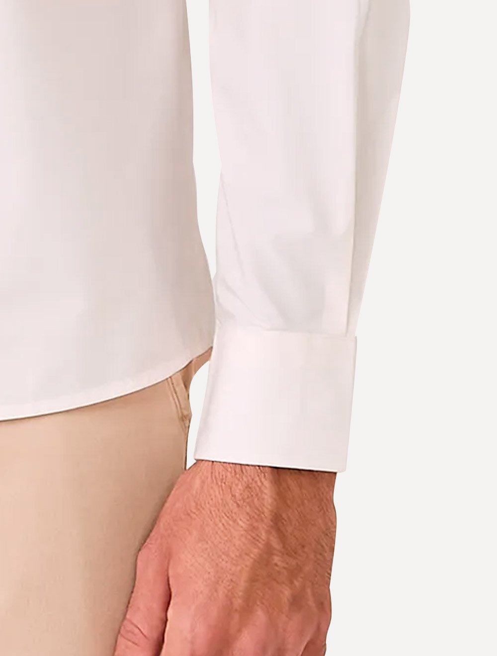 Camisa Dudalina Masculina Slim Tricoline Lisa Rosa Claro