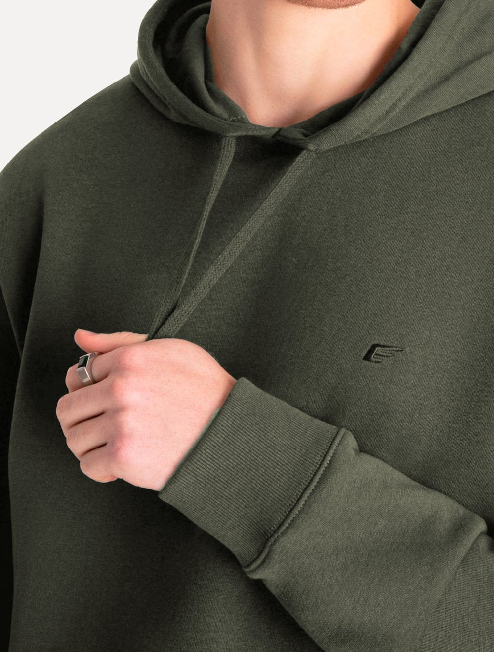 Moletom Ellus Masculino Hoodie Regular Basic Easa Verde