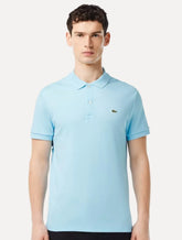 Polo Lacoste Masculina L.12.12 Azul Celeste Claro