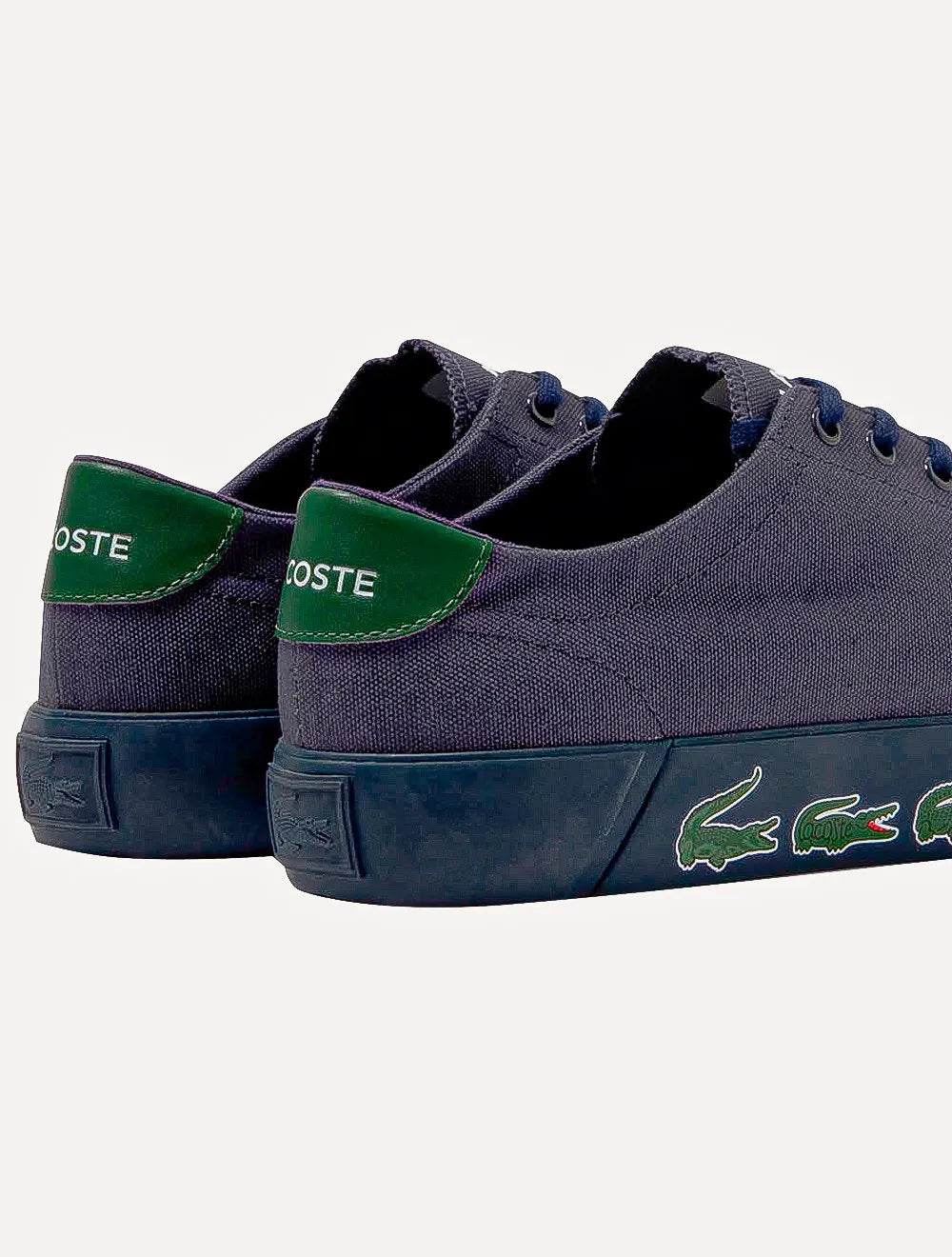 Tênis Lacoste Lona Gripshot Nvy/Dk Grn Azul Marinho