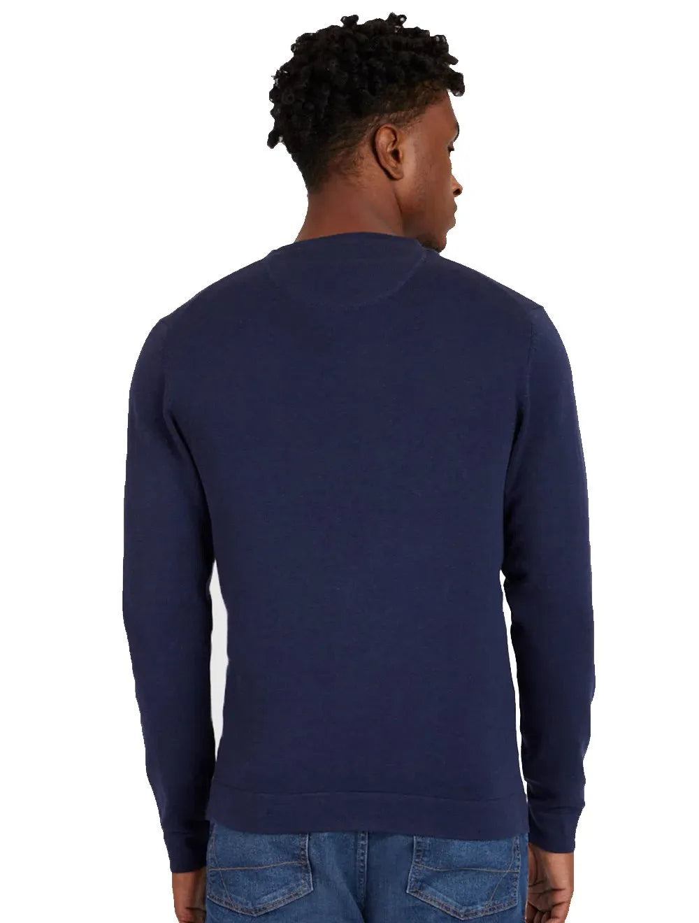 Suéter Aramis Masculino Tricot V-Neck Azul Marinho