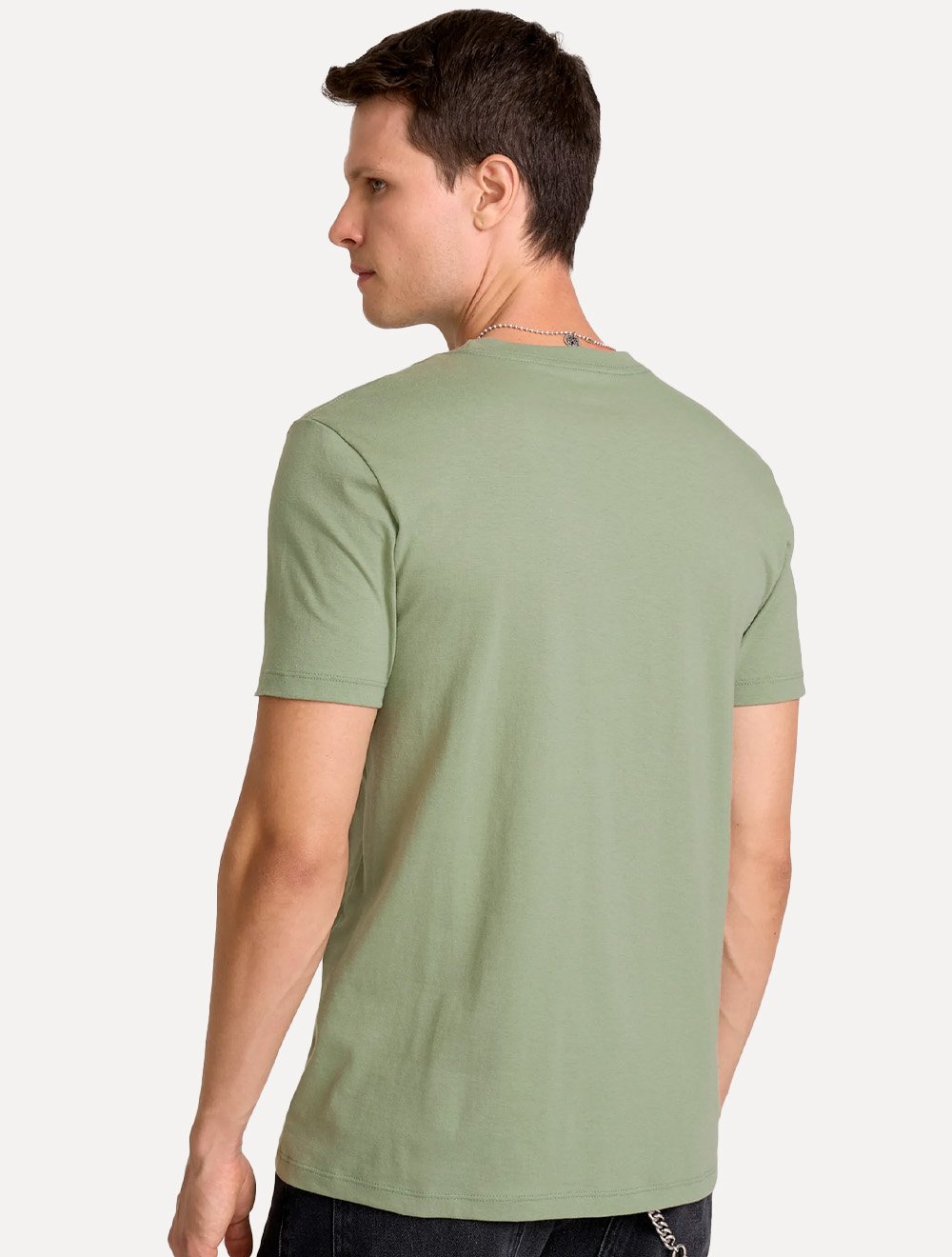 Camiseta John John Masculina Slim Fit Standard Verde Claro