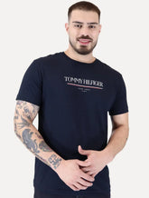 Camiseta Tommy Hilfiger Masculina Brand Love Big Azul Marinho