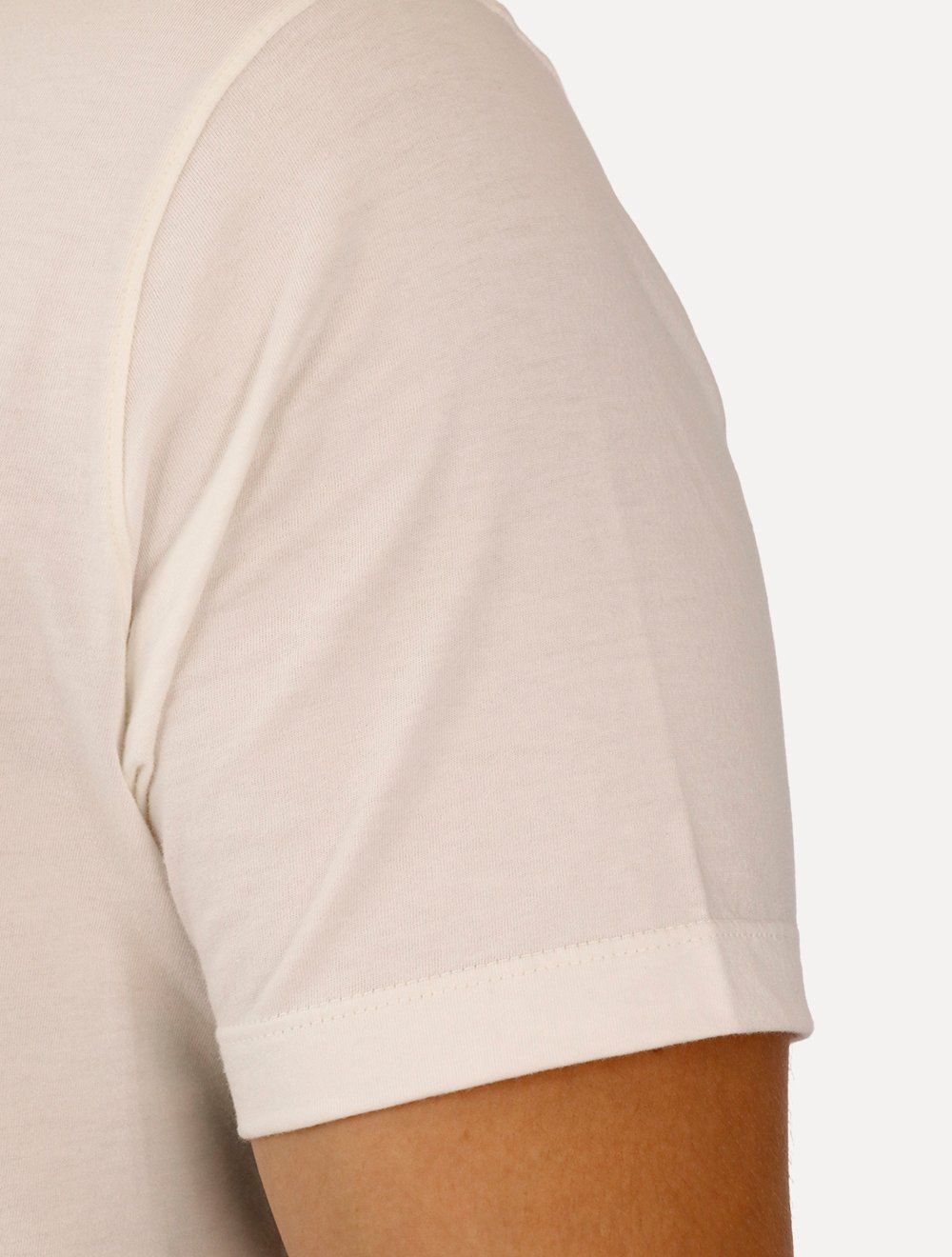 Camiseta Aramis Masculina Regular Lírio Fotografia Off-White