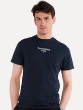 Camiseta Tommy Jeans Masculina Regular TJ 85 Entry Azul Marinho