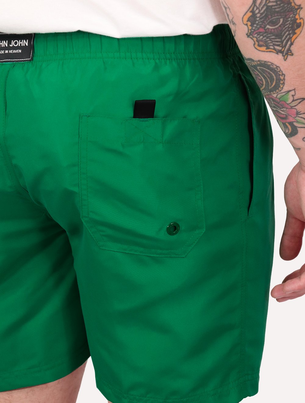 Short John John Masculino Trancoso Fiji Green Verde Médio