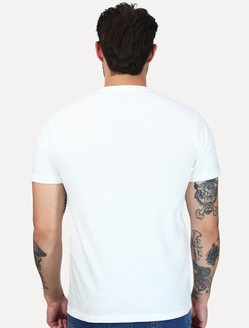 Camiseta Levis Masculina Slim Tag Sleeve Lisa Branca LB002 0141