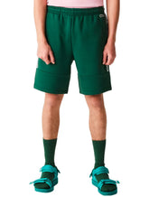 Bermuda Lacoste Masculina Moletom Fleece Signature Sash Verde