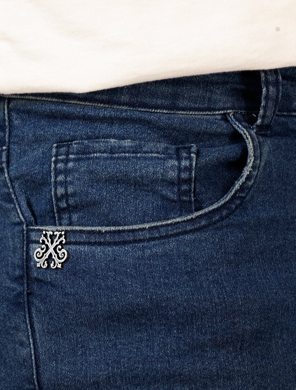 Calça John John Jeans Masculina Skinny Low Falcon Azul Médio