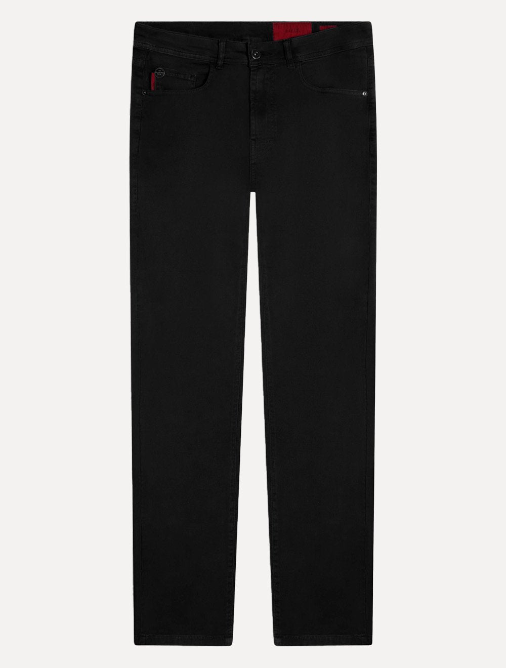 Calça Ellus Masculina Sarja Slim Color Twill Power Preta