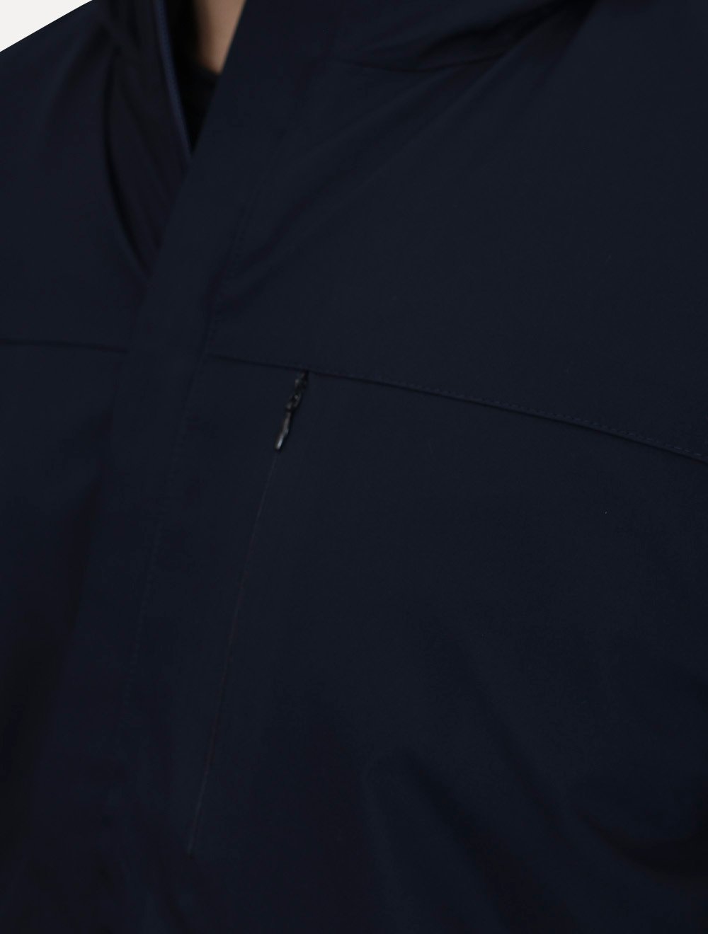 Jaqueta Dixen Masculina Corta-Vento Nylon Pocket Zip Azul Marinho