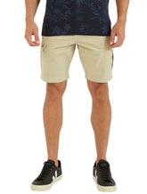 Bermuda Nautica Masculina Cargo Sarja Caqui Claro