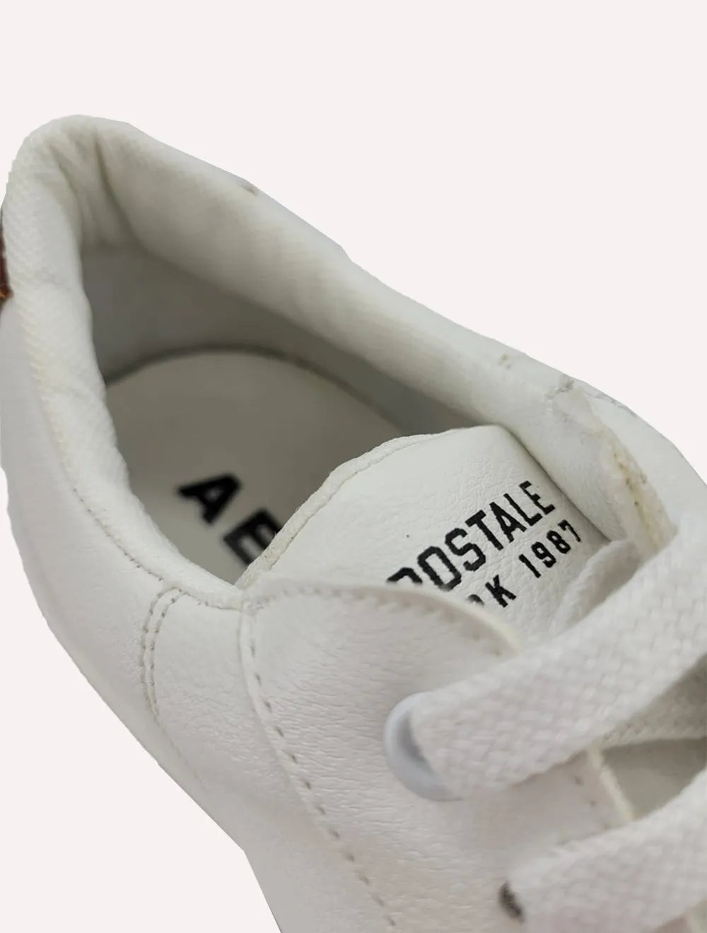Tênis Aeropostale Masculino Casual Couro Aero A87 Marrom/Branco