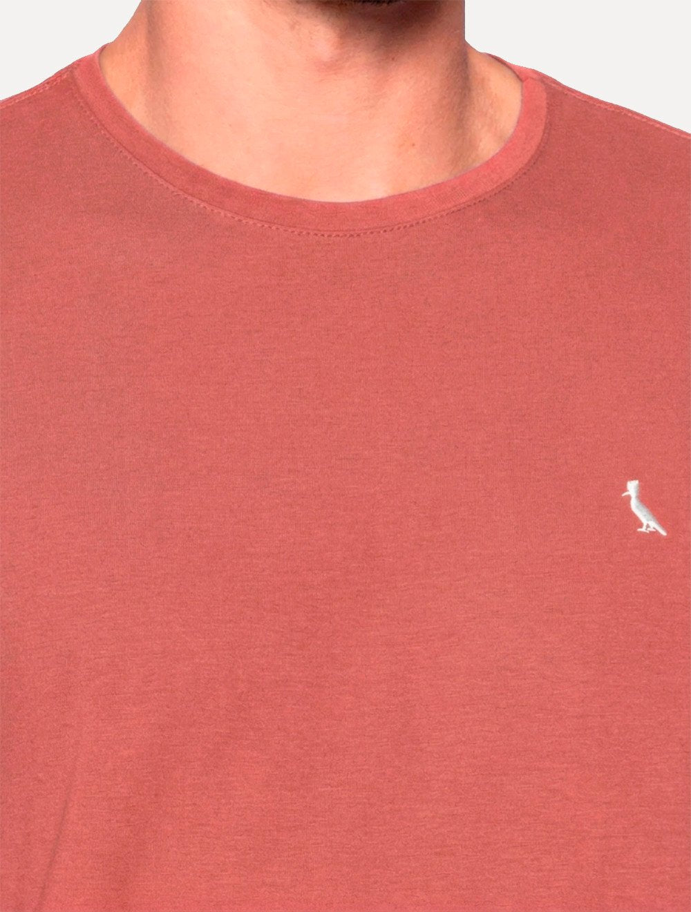 Camiseta Reserva Masculina Basic White Woodpecker Stoned Vermelha