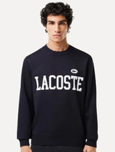 Moletom Lacoste Masculino Crewneck Classic College Azul Marinho