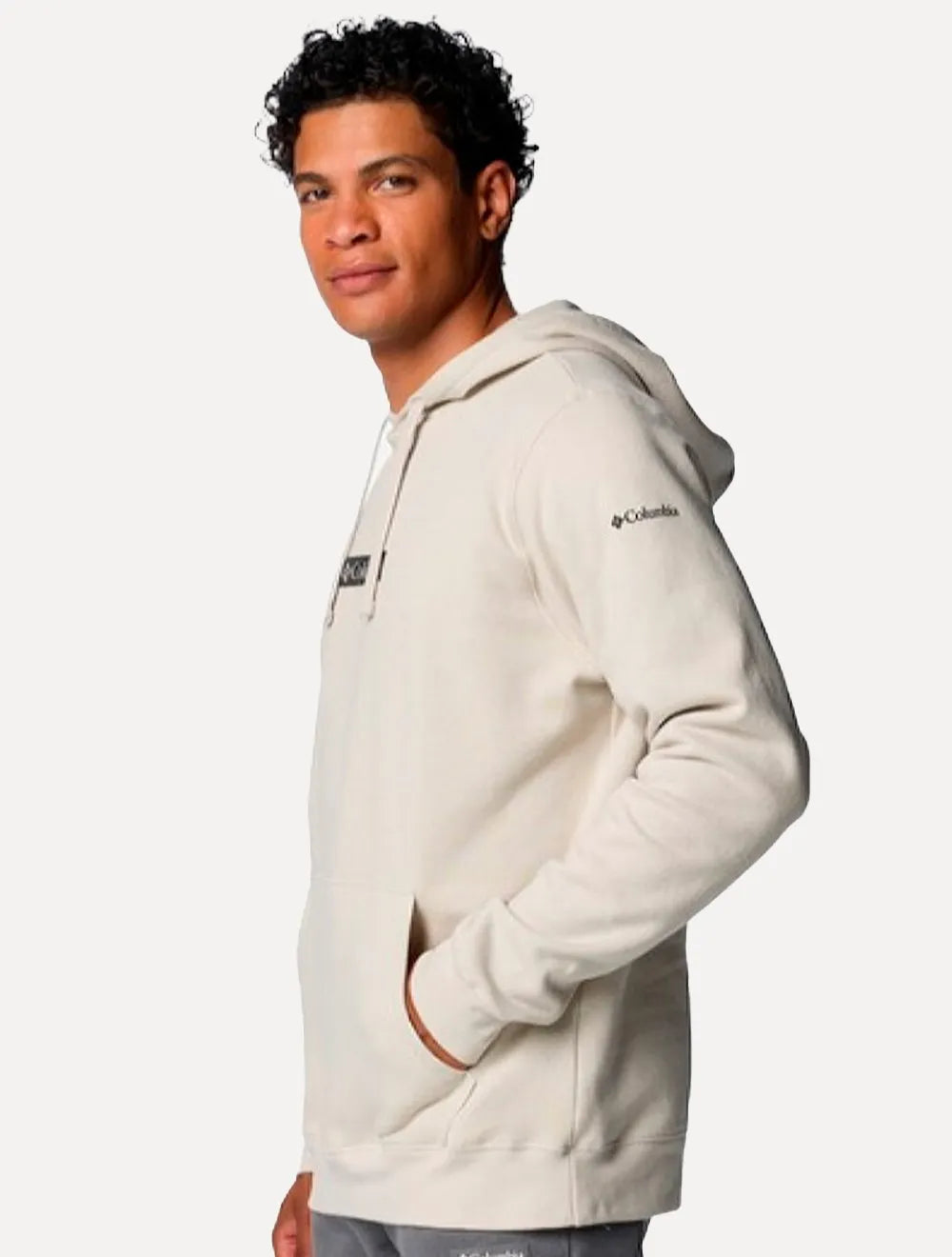 Moletom Columbia Masculino Hoodie Beaumont Cáqui Claro