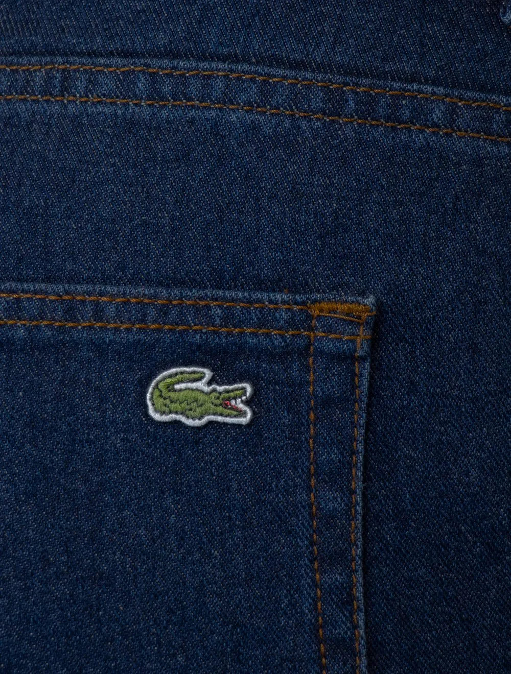 Bermuda Lacoste Jeans Masculina Essential Cotton Azul Escuro