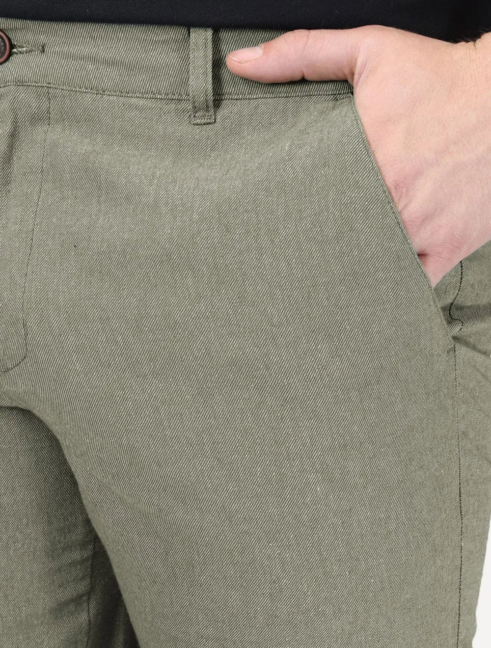 Bermuda Aramis Masculina Chino Oxford Verde Militar