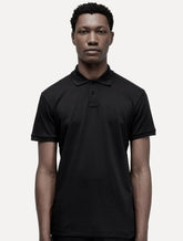 Polo Osklen Masculina Comfort Tridente Pure Touch Mono Logo Preta
