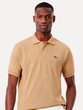 Polo Lacoste Masculina L.12.12 Cáqui Claro
