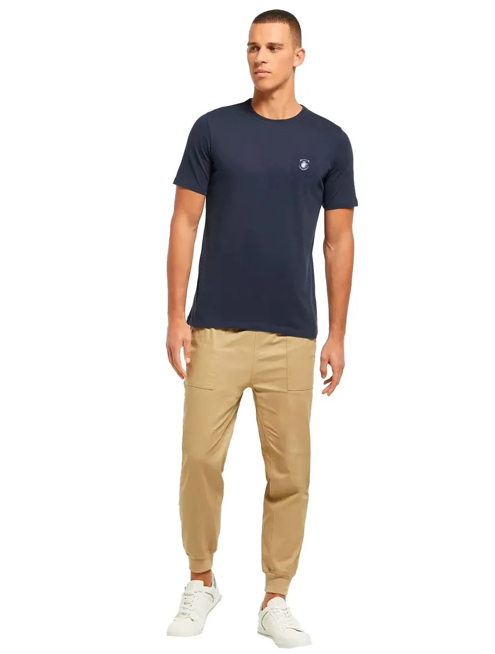 Camiseta Von der Volke Masculina Origineel Pocket Army Flame Azul Marinho