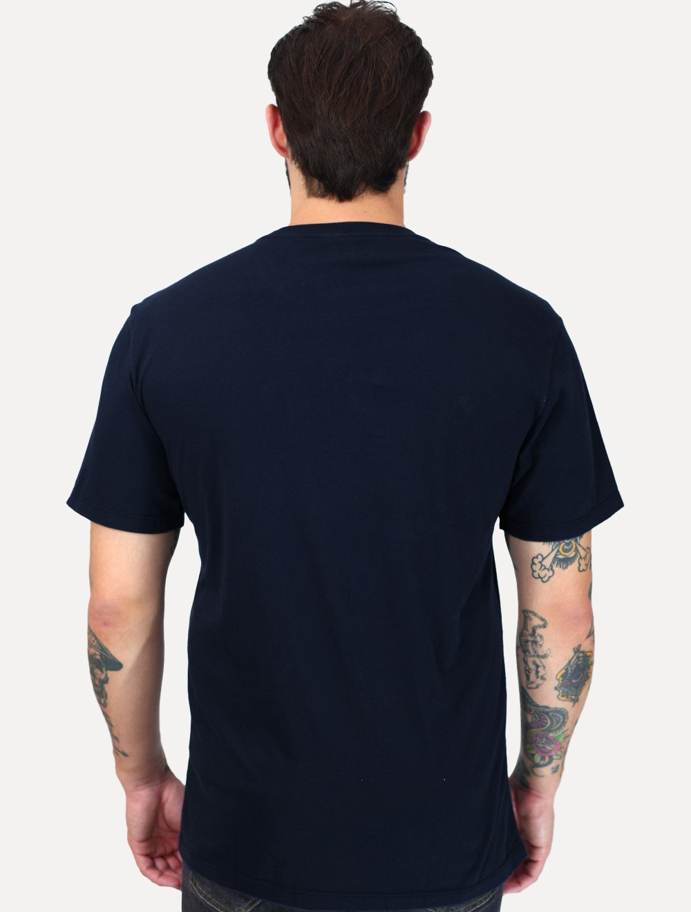 Camiseta Tommy Jeans Masculina Slim Font Play Azul Marinho