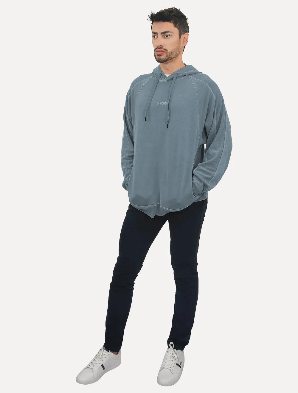 Moletom John John Masculino Regular Hoodie Riviera Stoned Azul