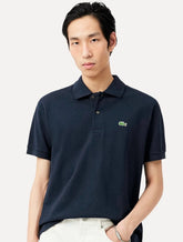 Polo Lacoste Masculina Classic Fit Azul Marinho