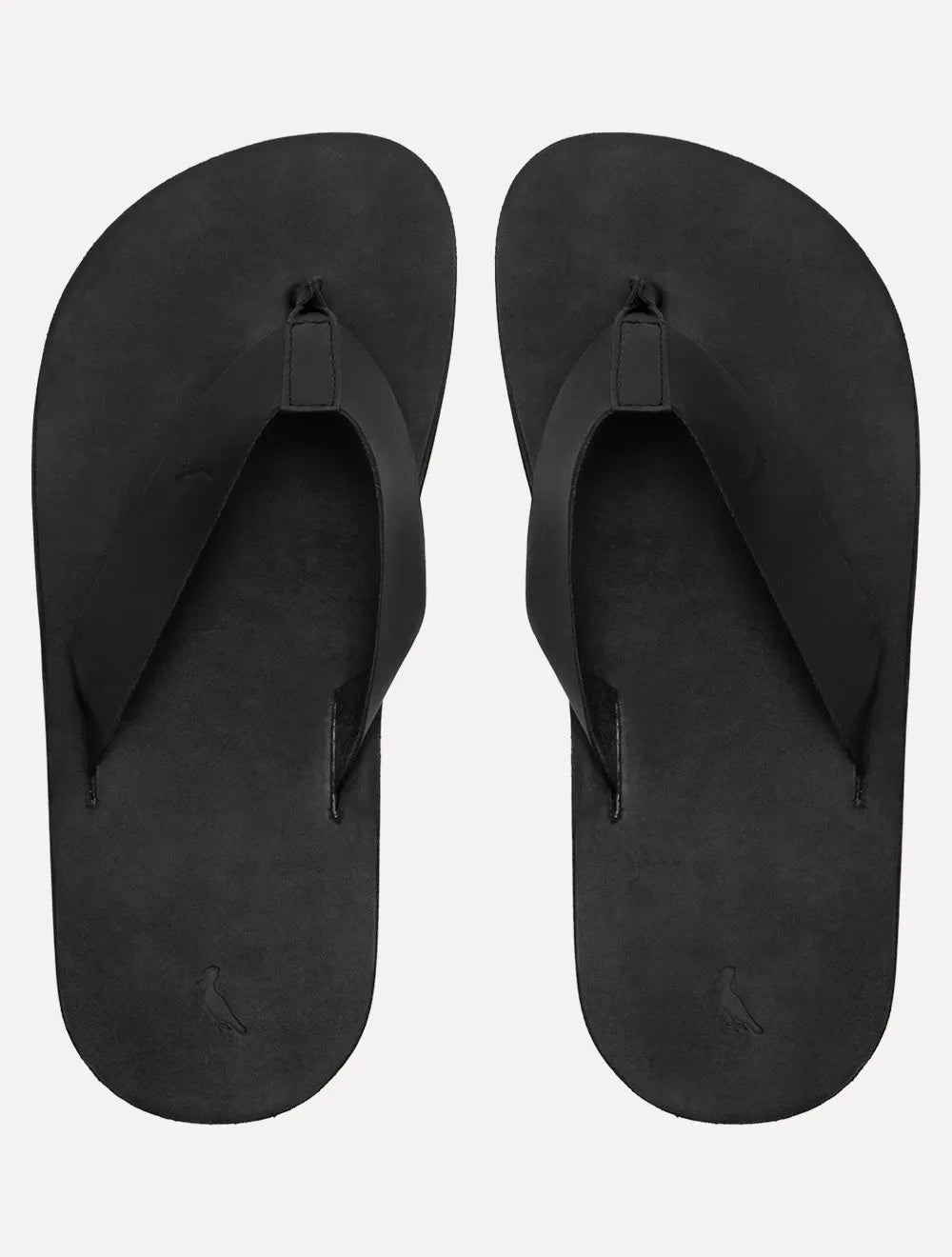 Chinelo Reserva Masculino RSV Deck 2.0 Couro Preto